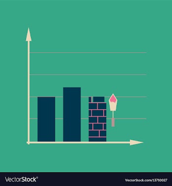 Flat web icon on stylish background construction vector image