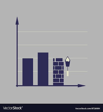 Flat web icon on stylish background construction vector image
