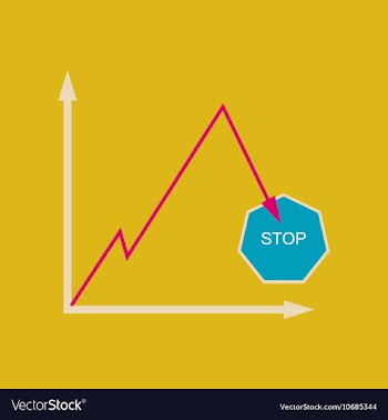 Flat web icon on stylish background economy graph vector image