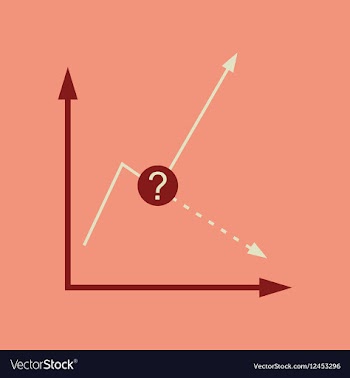 Flat web icon on stylish background economy graph vector image