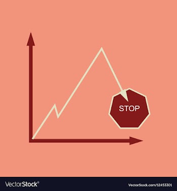 Flat web icon on stylish background economy graph vector image