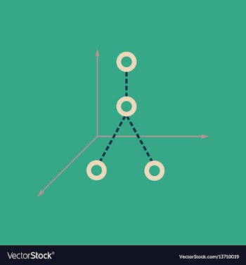 Flat web icon on stylish background economy graph vector image