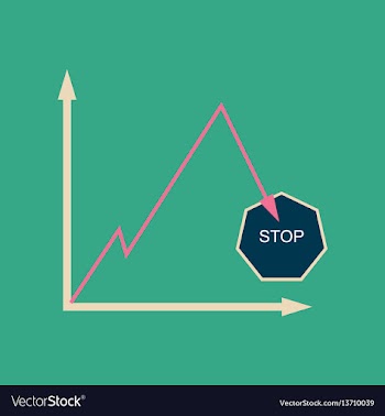 Flat web icon on stylish background economy graph vector image