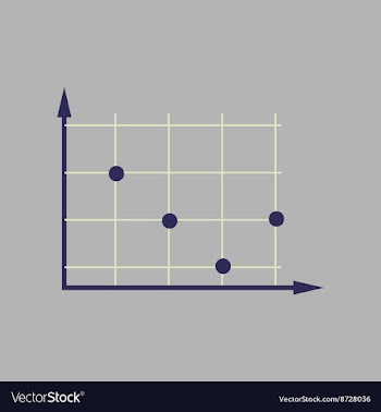 Flat web icon on stylish background economy graph vector image