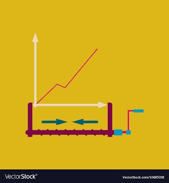 Flat web icon on stylish background growing vector image