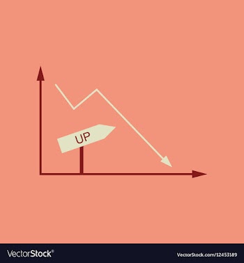 Flat web icon on stylish background growing vector image