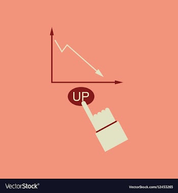Flat web icon on stylish background growing vector image