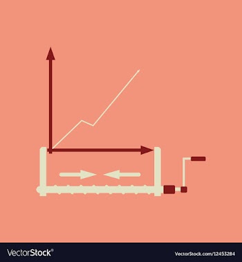 Flat web icon on stylish background growing vector image