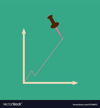 Flat web icon on stylish background growing vector image
