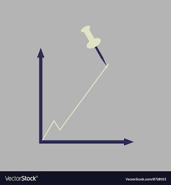 Flat web icon on stylish background growing vector image