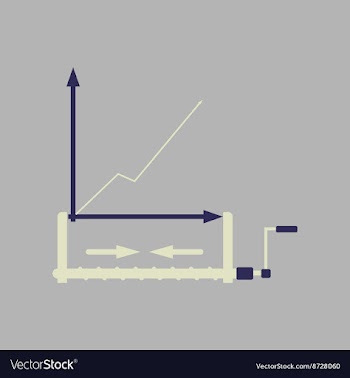 Flat web icon on stylish background growing vector image