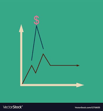 Flat web icon on stylish background monetary vector image
