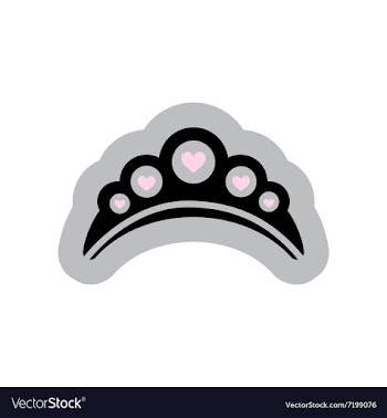 Flat web icon on white background diadem vector image