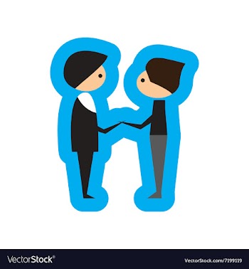 Flat web icon on white background male friends vector image