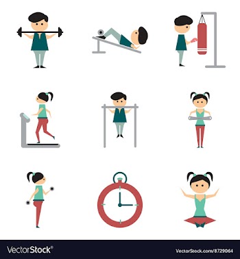 Flat web icon on white background male sports vector image