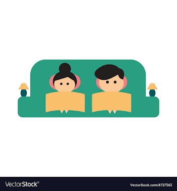Flat web icon on white background man and woman vector image