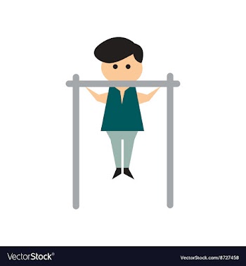 Flat web icon on white background man horizontal vector image