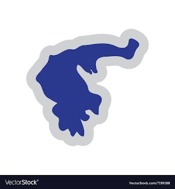 Flat web icon on white background map of Greece vector image