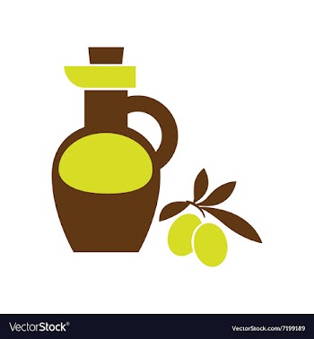 Flat web icon on white background olive oil vector image