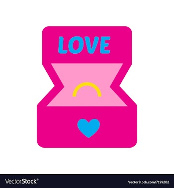 Flat web icon on white background Ring box vector image