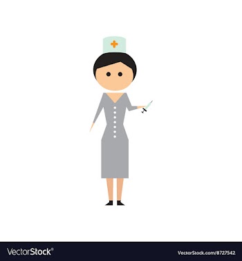 Flat web icon on white background woman doctor vector image