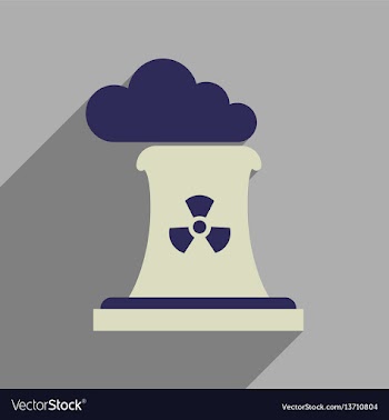 Flat web icon with long shadow air pollution vector image