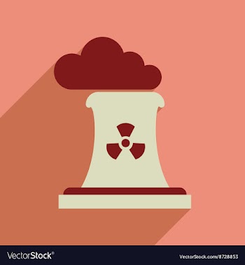 Flat web icon with long shadow air pollution vector image