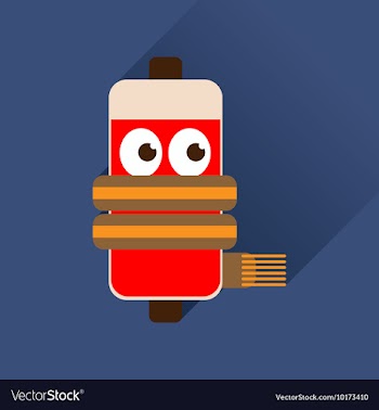 Flat web icon with long shadow battery charge vector image