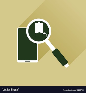 Flat web icon with long shadow battery charge vector image