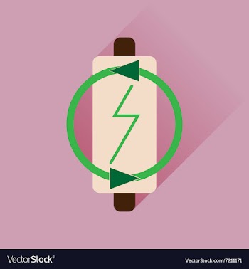 Flat web icon with long shadow battery charge vector image