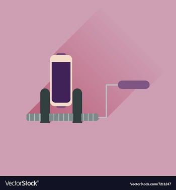 Flat web icon with long shadow battery charge vector image