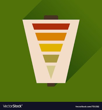 Flat web icon with long shadow battery charge vector image