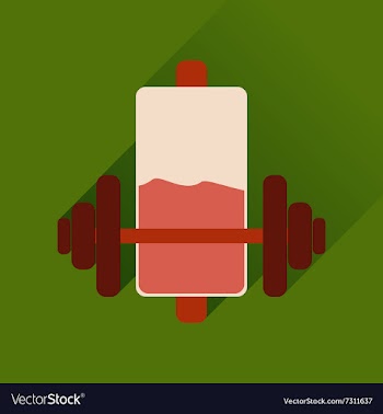 Flat web icon with long shadow battery charge vector image
