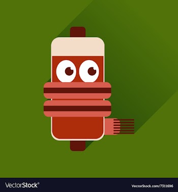 Flat web icon with long shadow battery charge vector image