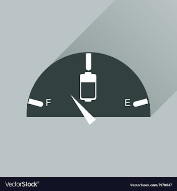 Flat web icon with long shadow battery charge vector image