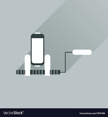 Flat web icon with long shadow battery charge vector image