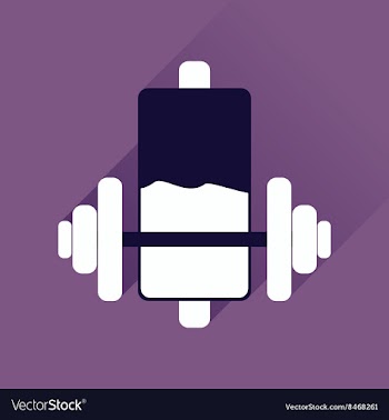 Flat web icon with long shadow battery charge vector image
