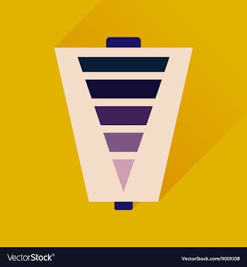 Flat web icon with long shadow battery charge vector image
