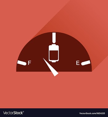 Flat web icon with long shadow battery charge vector image