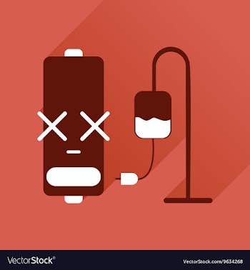 Flat web icon with long shadow battery charge vector image