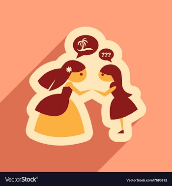 Flat web icon with long shadow Bride and friend vector image