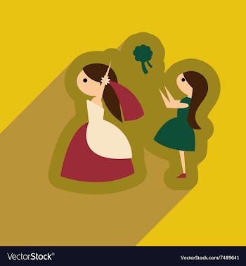 Flat web icon with long shadow bride throws vector image