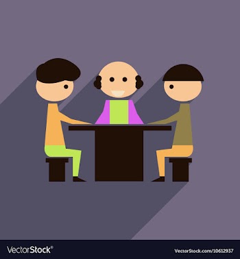 Flat web icon with long shadow business vector image