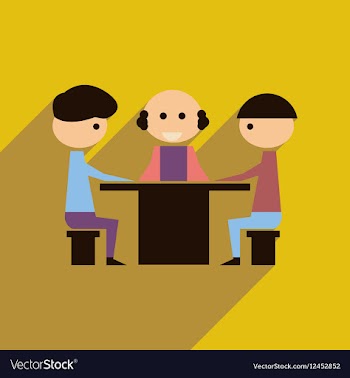 Flat web icon with long shadow business vector image