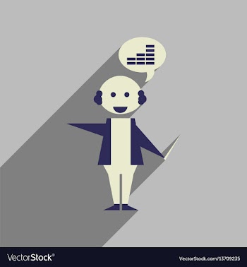 Flat web icon with long shadow businessman vector image
