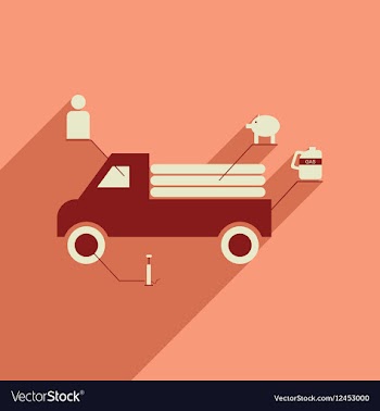 Flat web icon with long shadow car infographics vector image