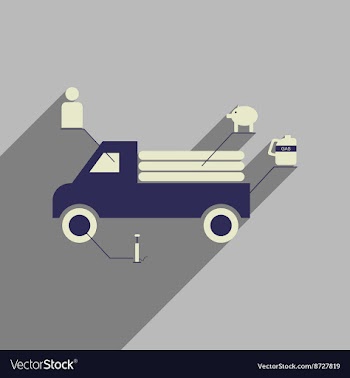 Flat web icon with long shadow car infographics vector image