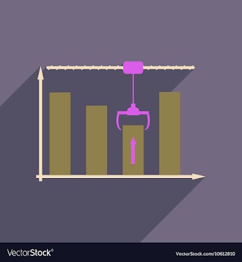 Flat web icon with long shadow construction vector image