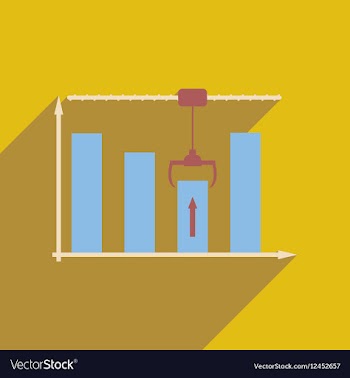 Flat web icon with long shadow construction vector image