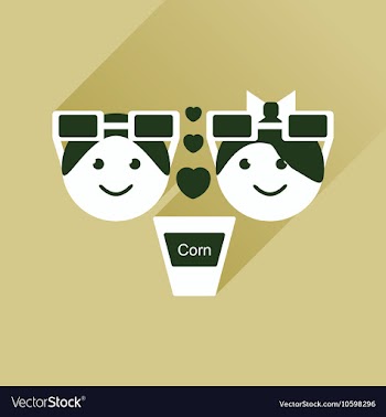 Flat web icon with long shadow couple at cinema vector image